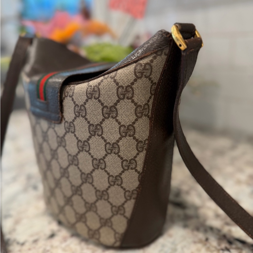 Gucci Beige and Brown Crossbody Bag - Picture 6 of 16